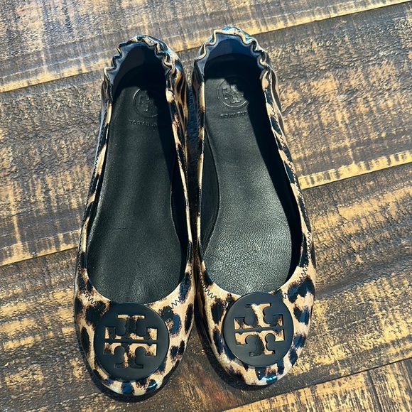 Tory Burch Leopard Ballet Flats - Picture 2 of 3